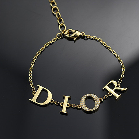 디올 dior 레터링 브레이슬릿