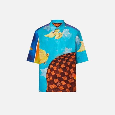 루이비통 프린티드 코튼 숏슬리브 셔츠 (매장가 160만원)