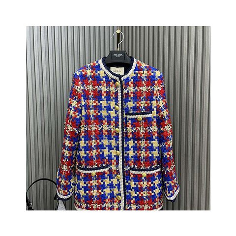 구찌 체크 트위드 재킷 (매장가 600만원)