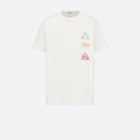 디올 캐주얼 핏 코튼 저지 티셔츠 (매장가 150만원)