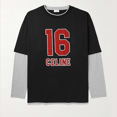 셀린느 16 코튼 저지 더블 레이어 티셔츠 (매장가 130만원)