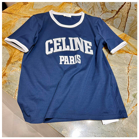 셀린느 PARIS 70'S 코튼 저지 티셔츠 (매장가 100만원)