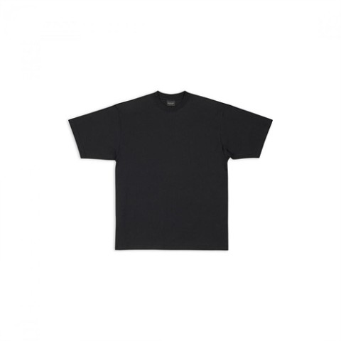 발렌시아가 블랙 앤 화이트 Care Label 미디엄 핏 티셔츠 (매장가 100만원) (2color)
