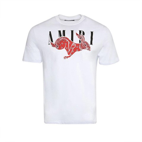 아미리 래빗 코튼 저지 티셔츠 (매장가 70만원) (2color)