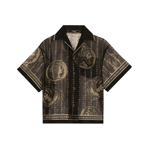돌체앤가바나 모네테 프린트 시스루 실크 셔츠 (매장가 190만원)
