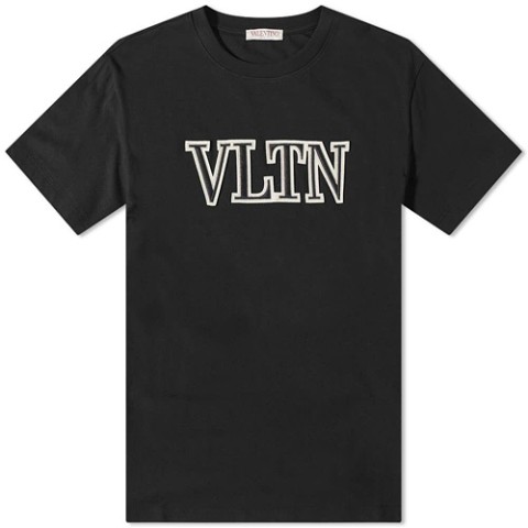발렌티노 로고 자수 티셔츠 (매장가 110만원)