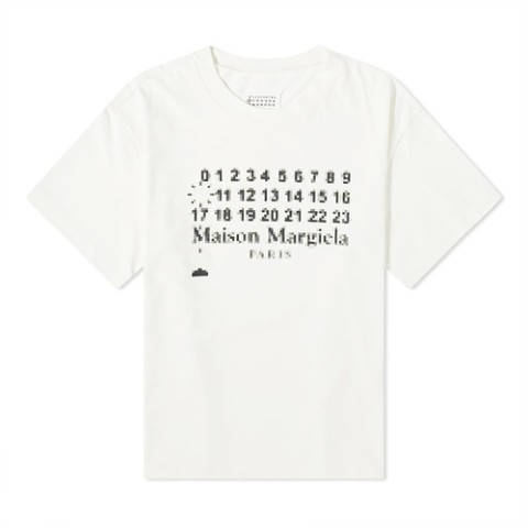 메종 마르지엘라 픽셀 로고 프린트 티셔츠 (매장가 70만원)