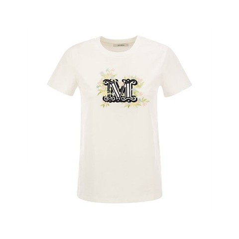 막스마라 모노그램 코튼 티셔츠 (매장가 80만원)