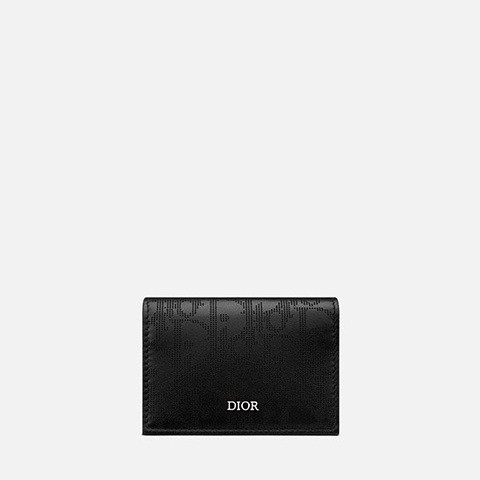 디올 오블리크 갤럭시 레더 비즈니스 카드 지갑