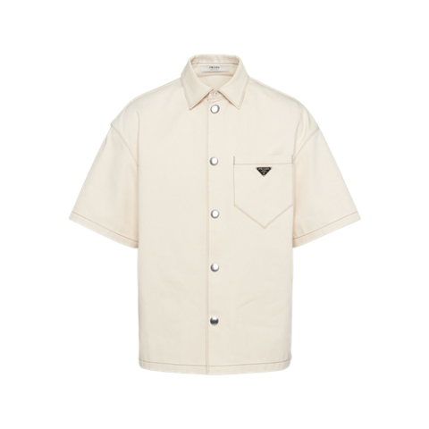 프라다 베이지 불 데님 셔츠 (매장가 150만원)